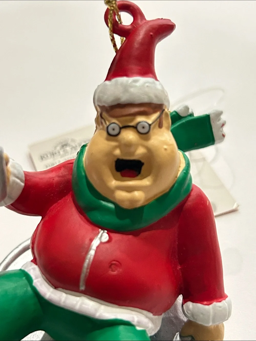 2008 Family Guy Peter Griffin Holiday Ornament by Kurt S. Adler with tag